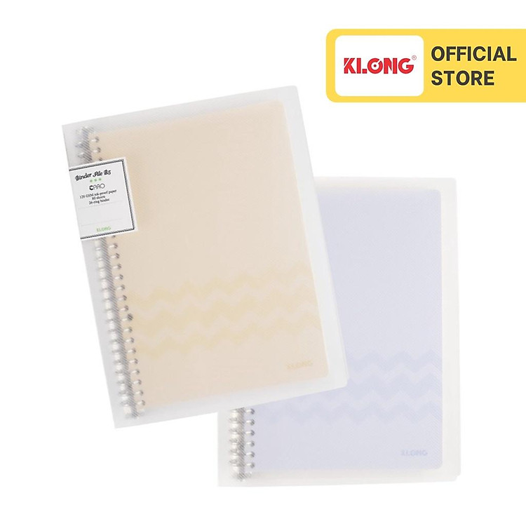 Sổ Còng Sắt 26 Chấu Caro KLONG B5 (80 tờ)