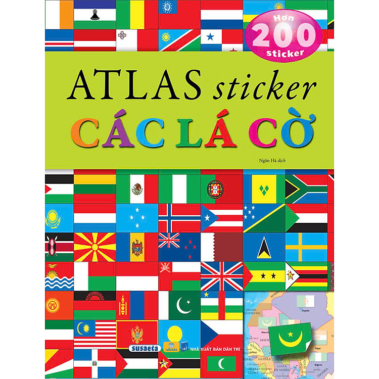 Atlas Sticker Các Lá Cờ – Hơn 200 Sticker