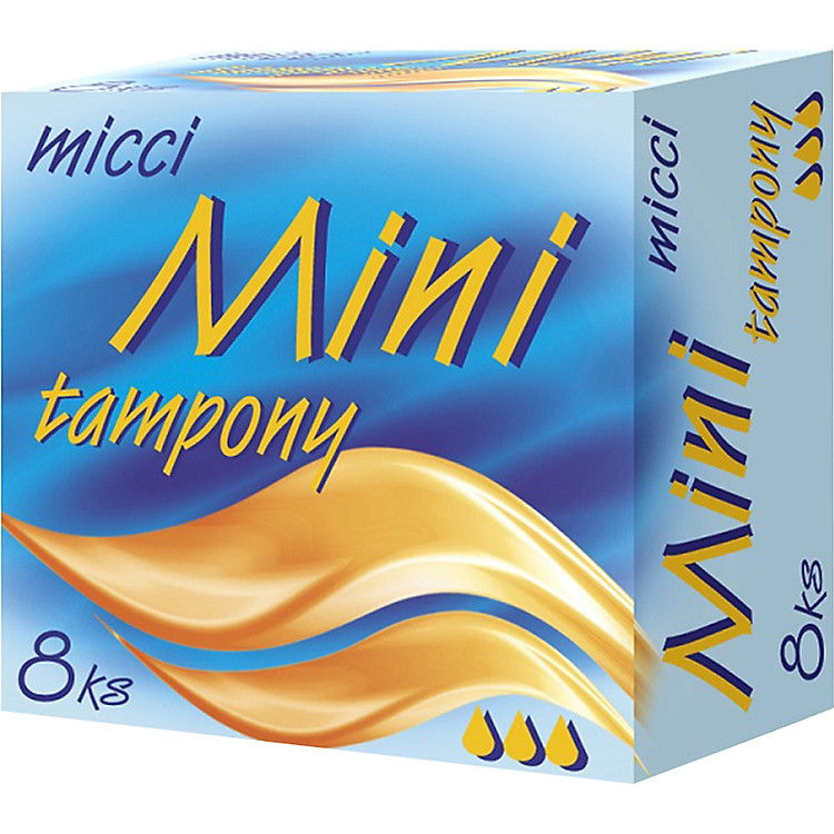 Băng vệ sinh đặt trong loại nhỏ 8 Miếng/ Hộp (Micci Lady Tampons mini)
