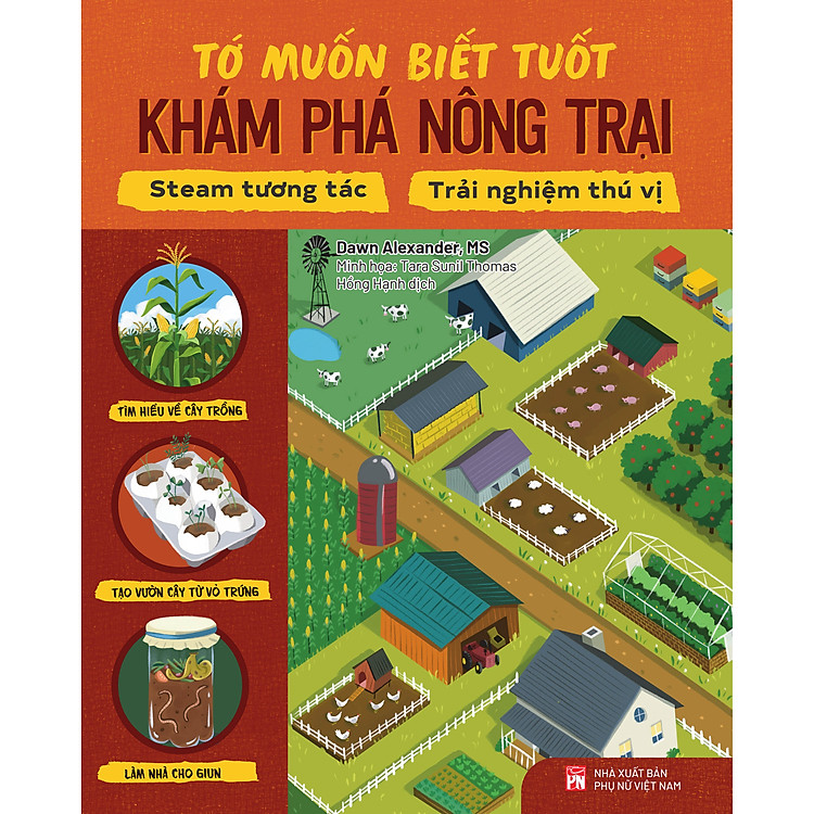 Sách Tớ Muốn Biết Tuốt - Khám phá thực phẩm/Khám phá nông trại/Thám hiểm tự nhiên/Giải phẫu cơ thể người