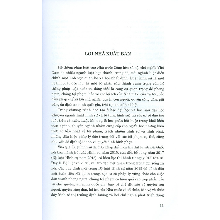 Tổng Quan Luật Hình Sự Việt Nam (Tái bản có sửa chữa, bổ sung) - Ảnh 6