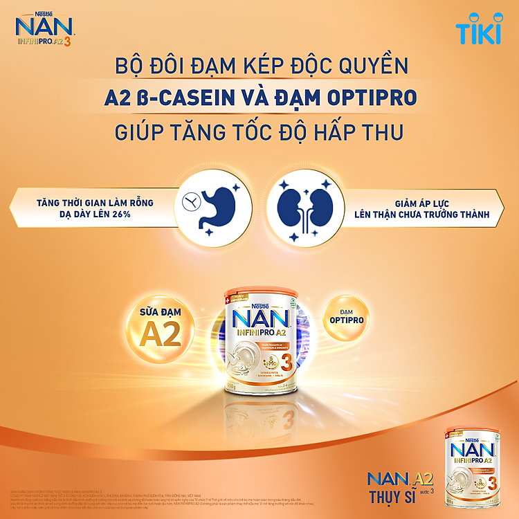 Mua Sữa bột NAN A2 800g tặng chảo Elmich Uy tín Tiết kiệm - Hình ảnh 5