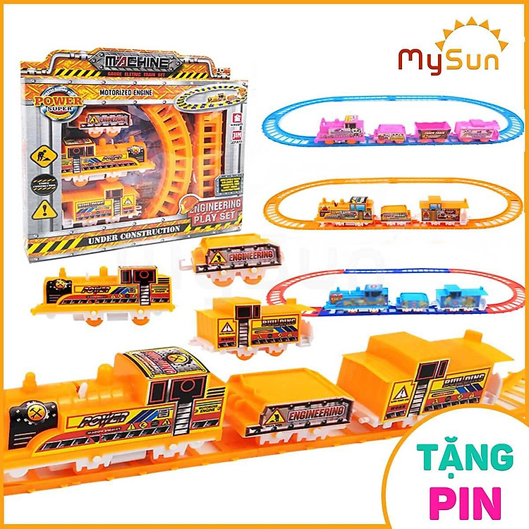 Xe lửa đồ chơi pin MySun cho bé Chính hãng Giá rẻ - Hình ảnh 3