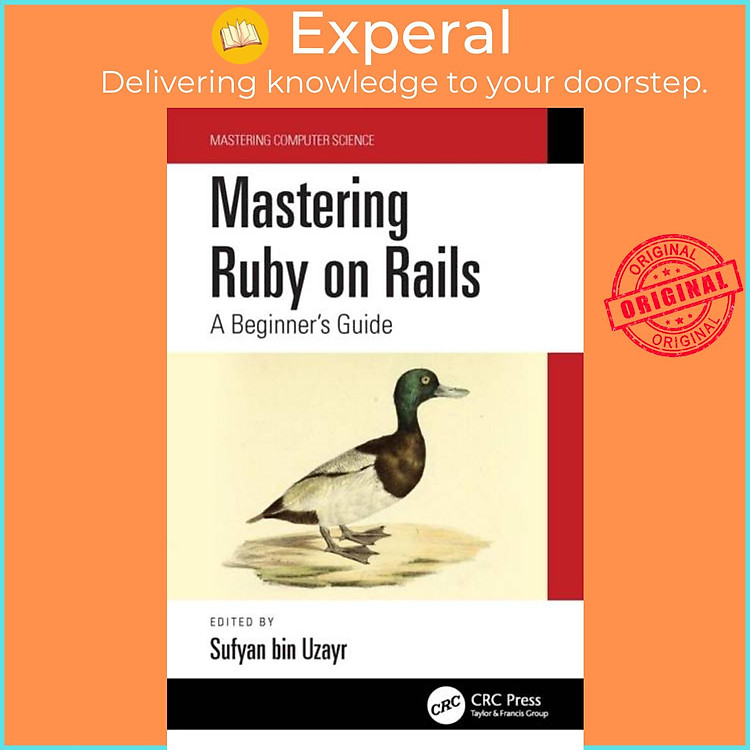 Sách - Mastering Ruby on Rails - A Beginner's Guide by Sufyan bin Uzayr (UK edition, hardcover)