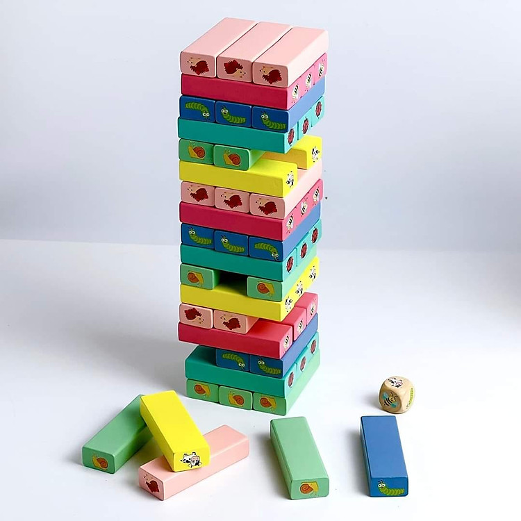 Đồ Chơi Rút Gỗ Trẻ Em 51Pcs Chính hãng Tiết kiệm - Hình ảnh 5