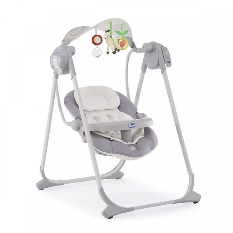 Xích đu Chicco Polly Swing màu bạc