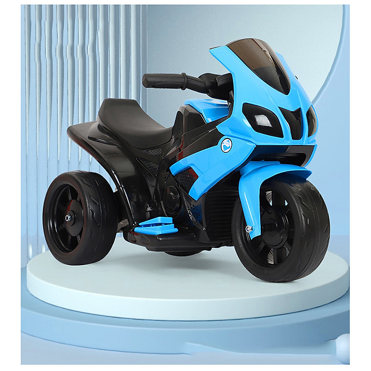 Xe máy điện trẻ em TILO KIDS TLK-6177 kiểu dáng thể thao cho bé, trang bị đèn nhạc, kết nối bluetooth siêu ngầu