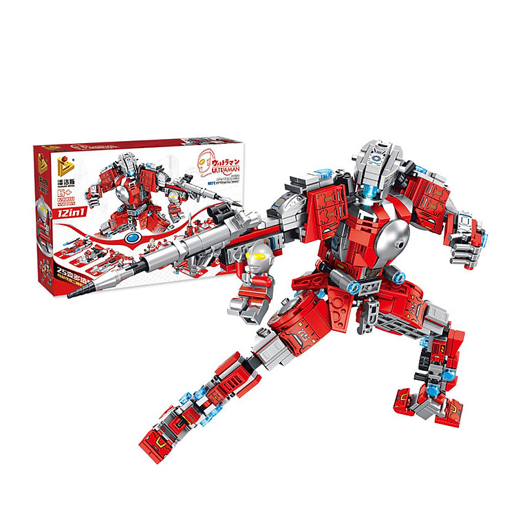 Đồ Chơi Lắp Ráp Robot Siêu Nhân 12 trong 1 Chính hãng Giá tốt - Hình ảnh 5