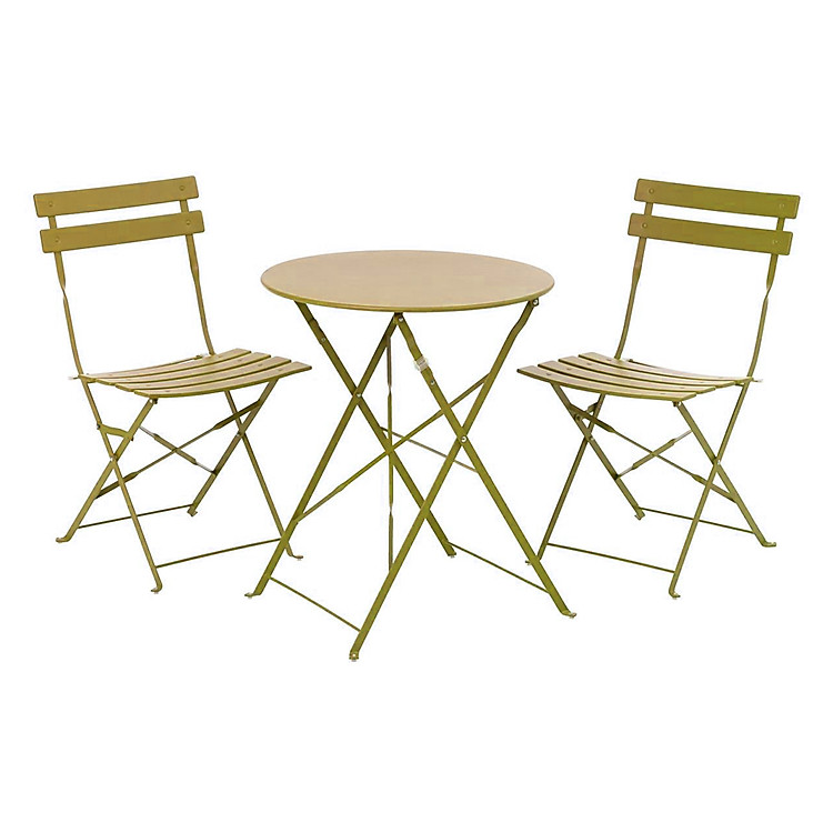 Bộ Bàn Ghế Ngoài Trời Tivoli Thép Sơn Tĩnh Điện 2 Ghế 1 Bàn JYSK