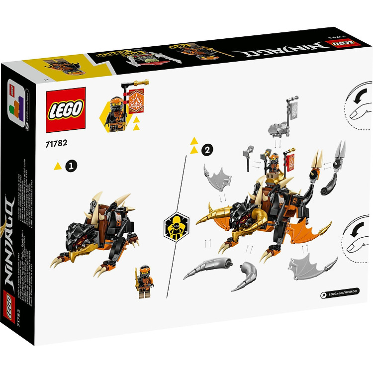 Mua LEGO Ninjago 71782 Rồng Thần Cole Chính hãng Ưu đãi - Hình ảnh 4