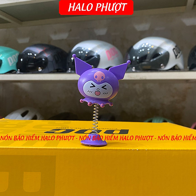 Lò Xo Kuromi Trang Trí Nón Bảo Hiểm - Ảnh 3