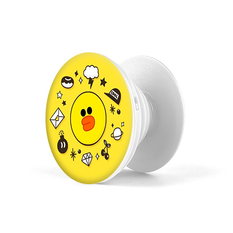Gía đỡ điện thoại đa năng, tiện lợi - Popsockets - In hình DUCK - Hàng Chính Hãng
