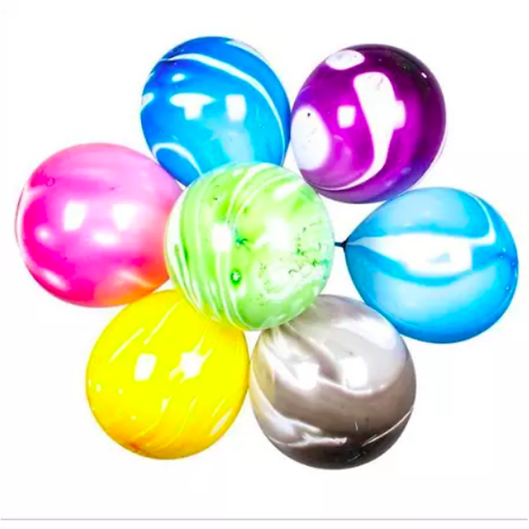 Bóng bay vân đá Sơn Thuỷ (100 chiếc) - Vàng - Ảnh 6