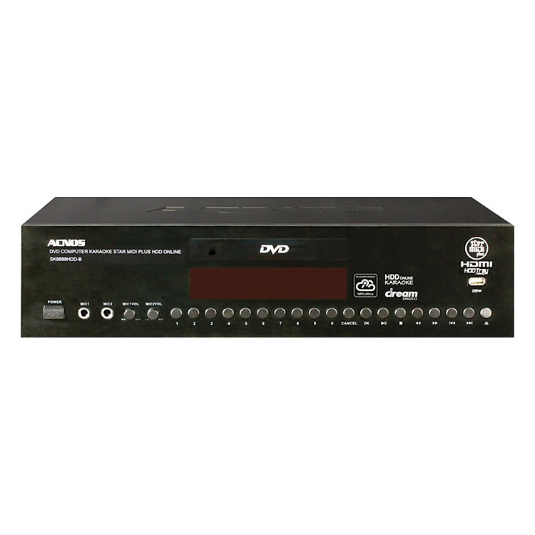 Đầu Karaoke Acnos SK8888HDD-B - Hàng Chính Hãng