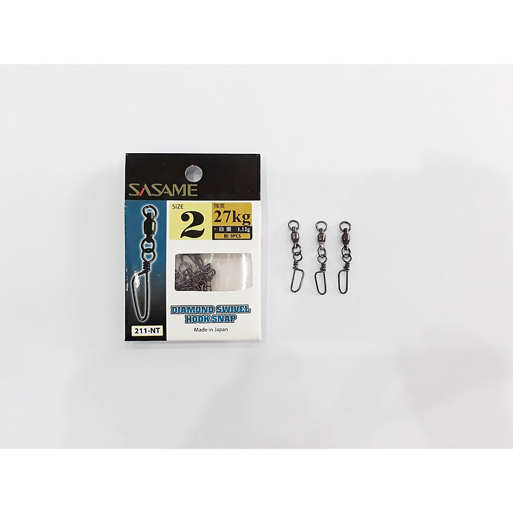 Ma Ní Sasame Diamond Swivel Hook Snap