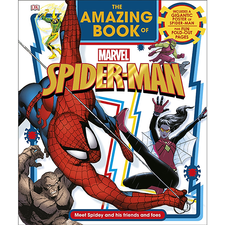 Sách The Amazing Book Of Marvel Spider-Man (Includes A Gigantic Poster of Spider-Man, Plus Fun Fold-Out Pages)