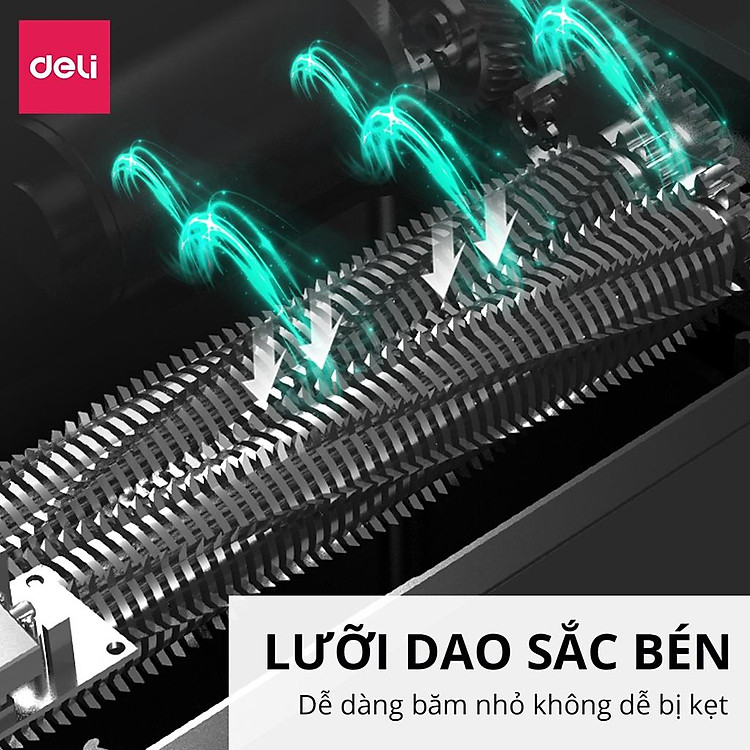 Máy Hủy Tài Liệu Deli 10L - Ảnh 5