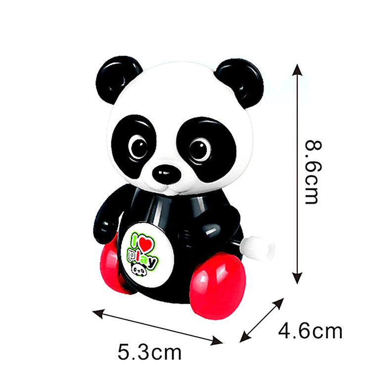 Xe Ô Tô Mô Hình Gấu Trúc Chạy Dây Cót (Bộ 4) - Ảnh 2