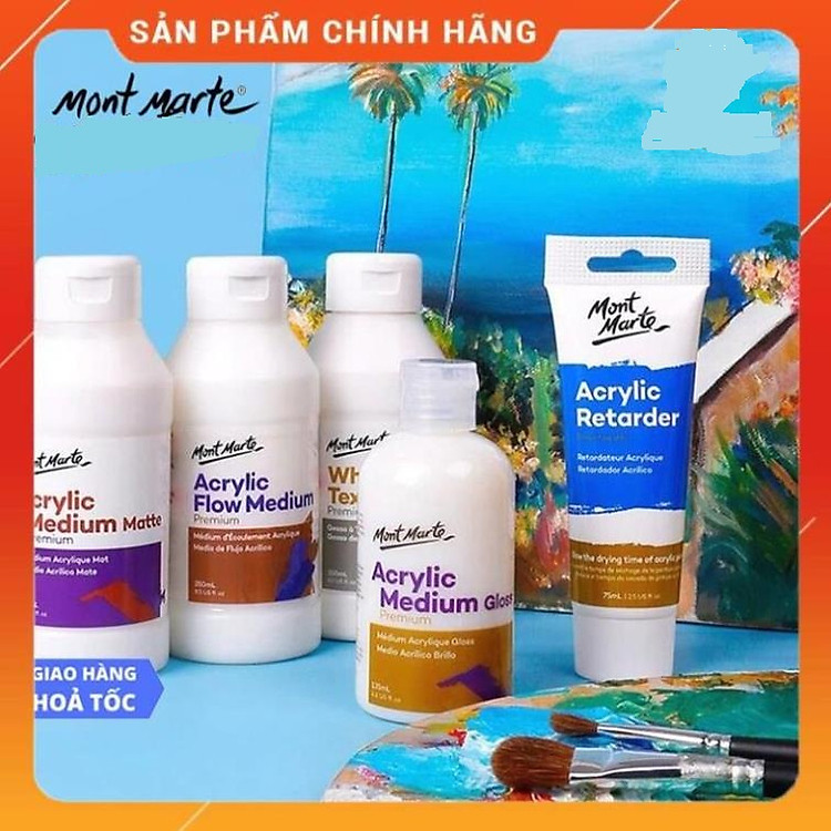 Dung Môi Pha Màu Acrylic Mont Marte - RETARDER (75ml) - Ảnh 2