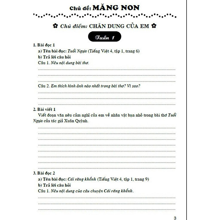 Vở Bài Tập Cuối Tuần Tiếng Việt Lớp 4 - Bám Sát SGK Cánh Diều - Ảnh 5