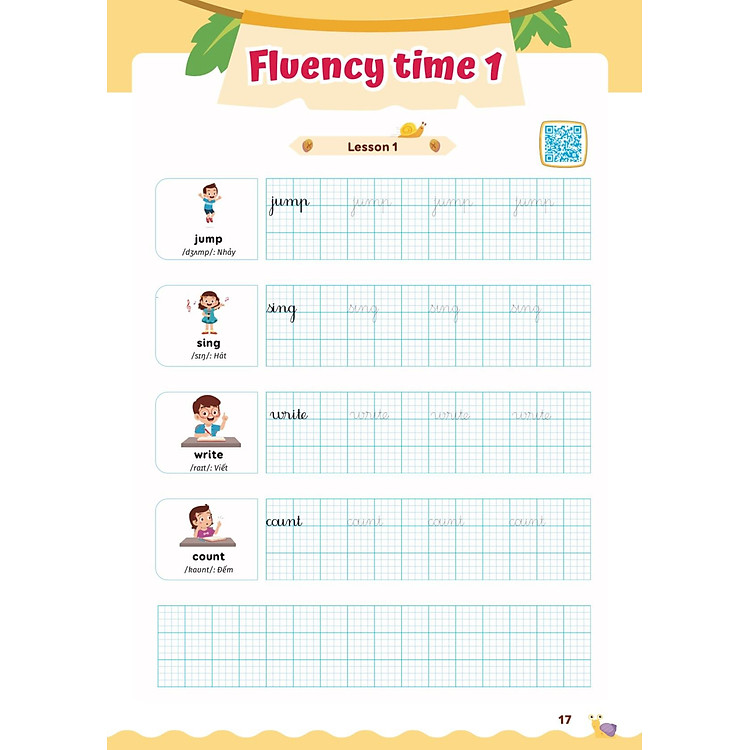 Luyện Viết Chữ Đẹp Từ Vựng Tiếng Anh Family And Friends - National Edition 1 - Ảnh 7