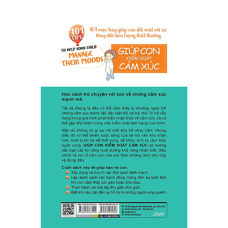 Giúp Con Kiểm Soát Cảm Xúc - Ảnh 2