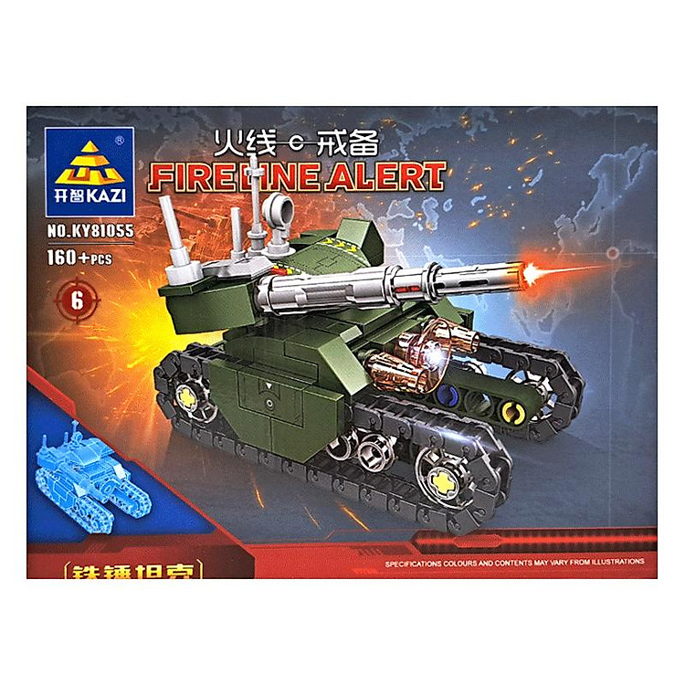 Mô Hình Xe Tăng Lắp Ráp Kazi KY81055-6 Chính hãng Giá tốt - Hình ảnh 3