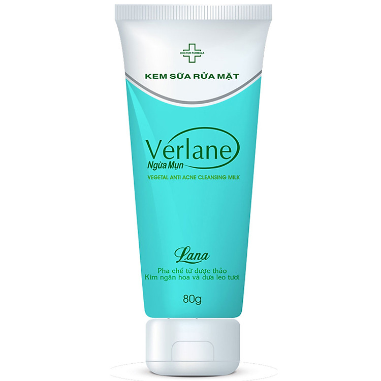 Kem Sữa Rửa Mặt Ngừa Mụn VERLANE 80g