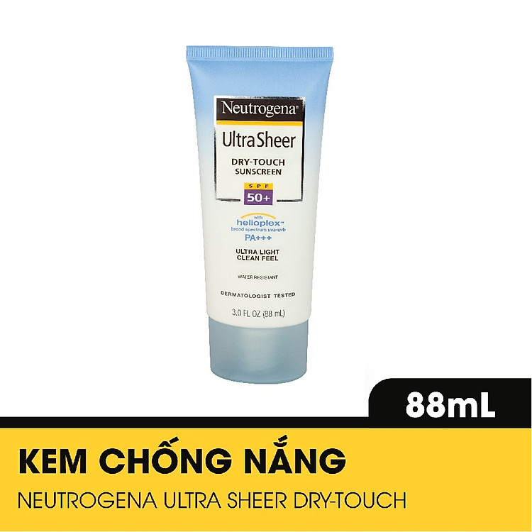 Kem Chống Nắng Mỏng Nhẹ Neutrogena U.S Dry Touch SPF 50 88ml