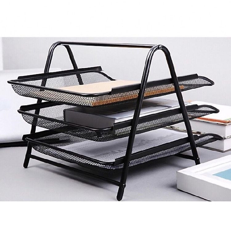 Khay 3 Tầng Sắt Deli 9181 - Ảnh 7