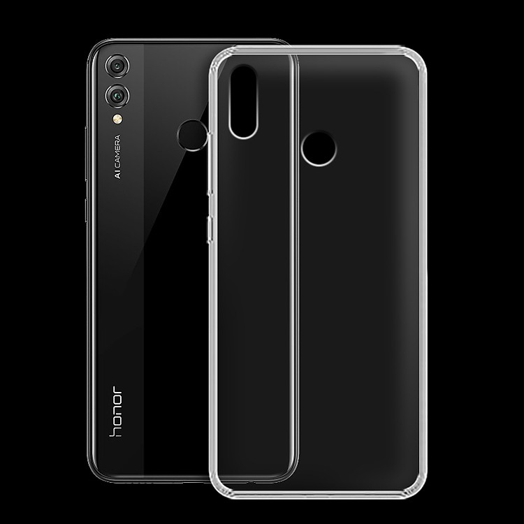 Ốp lưng cho Honor 8x - 01209 Ốp dẻo trong - Hàng Chính Hãng
