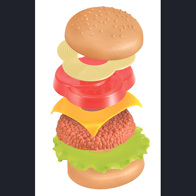 Mua Đồ Chơi Nấu Ăn Hamburger TOONYKIDS Chính hãng Tiết kiệm - Hình ảnh 3