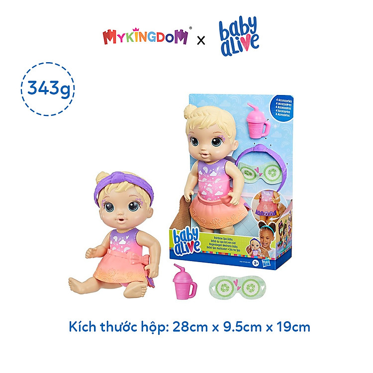 Đồ Chơi BABY ALIVE Spa Raniee F5617 Chính hãng Tiết kiệm - Hình ảnh 2