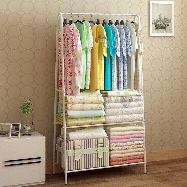 Kệ treo quần áo kiểu dáng chữ A - Giao màu ngẫu nhiên