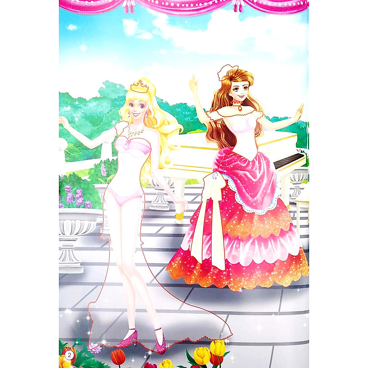 1000 Hình Dán Trang Phục Công Chúa - Công Chúa Hoa Lệ (Tái Bản) - Ảnh 3