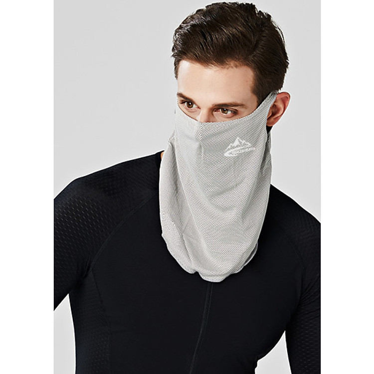 Khẩu Trang Chống Nắng Chống Bụi Chất Liệu Vải Lụa Lạnh | Che Mặt Và Cổ