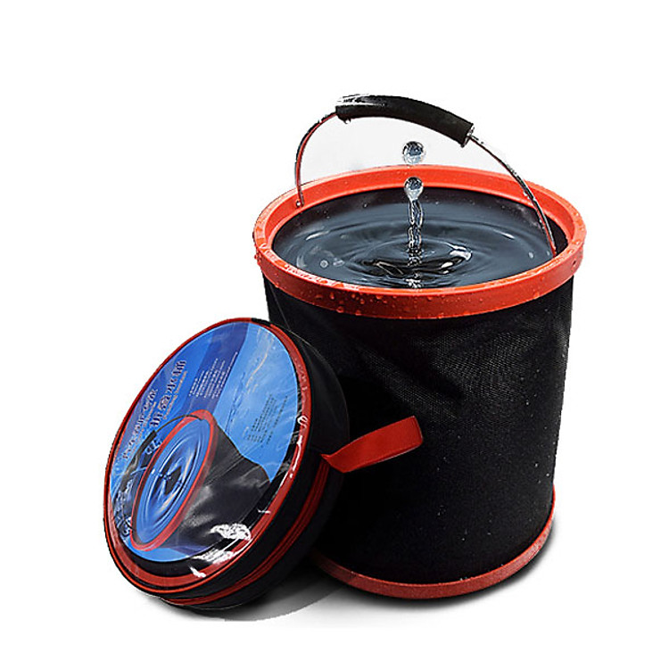 Thùng vải nhựa đựng chứa nước gấp xếp gọn gàng 12L