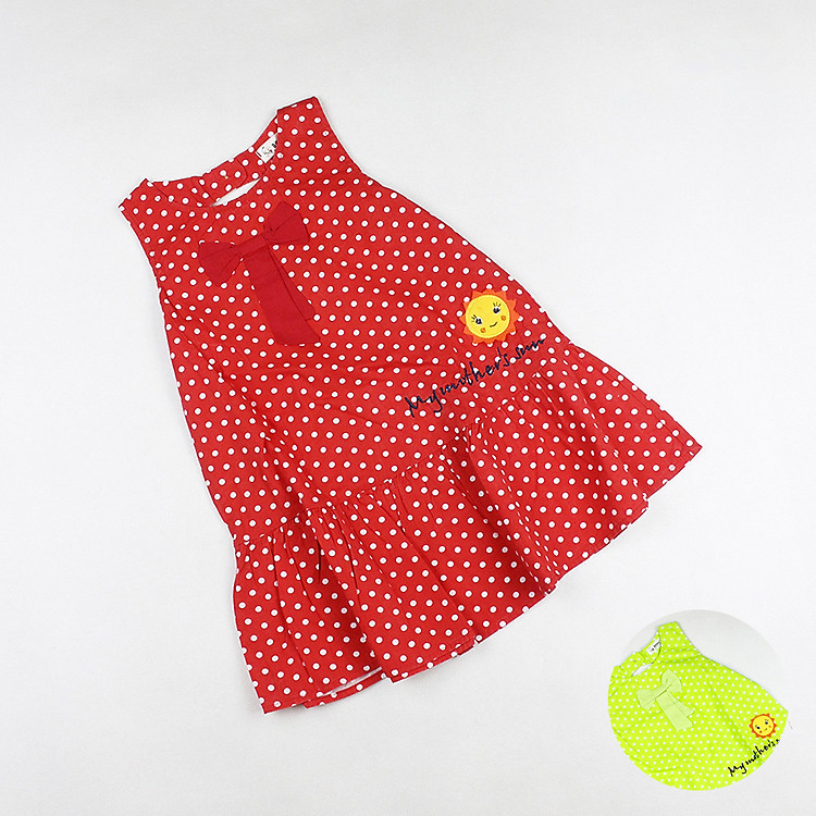 Đầm bi cho bé gái 01519-01520