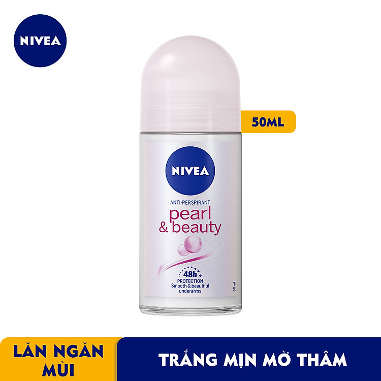 Lăn Ngăn Mùi NIVEA Pearl & Beauty Ngọc Trai Quyến Rũ (50ml) - 83735