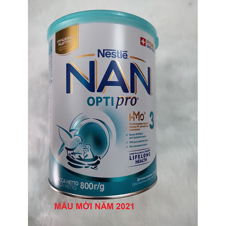 Mua Sữa Bột Nestlé NAN Nga Optipro 3 800g Đảm bảo Tiết kiệm