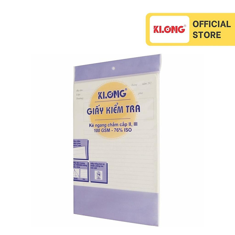 Giấy Kiểm Tra B5 (20 tờ)