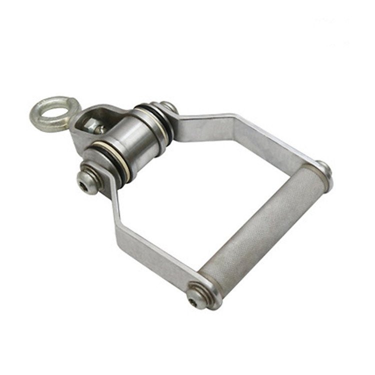 Pull Down Cable Machine Handle Attachment, Row Handle Strength Training LAT Pull Down Bar for Gym Workout