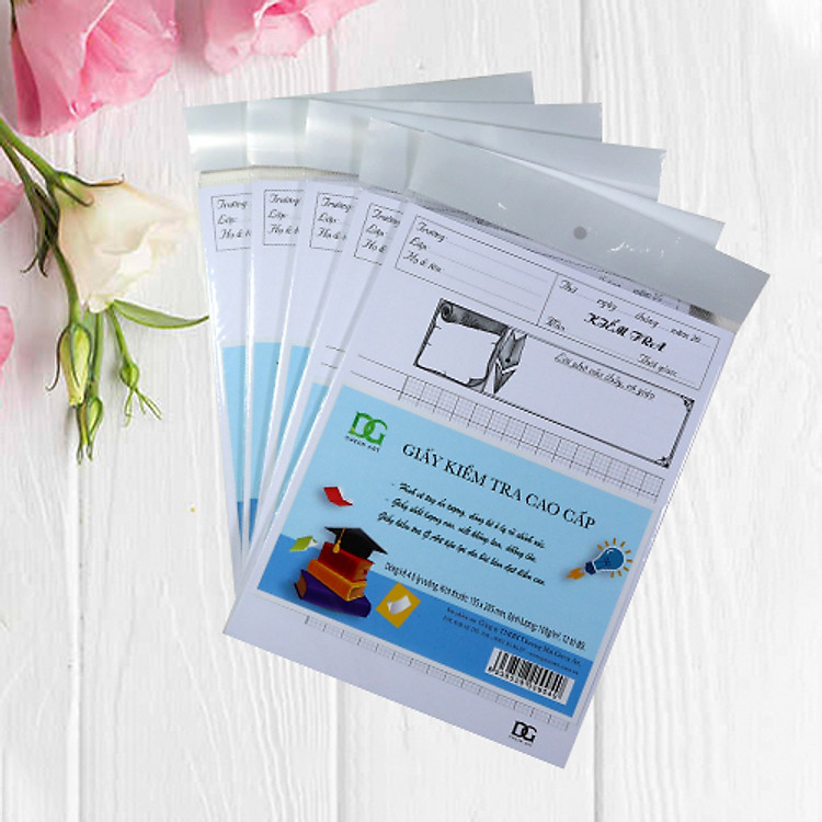 Giấy Kiểm Tra 4 Ô Ly Trắng (12 tờ) - Ảnh 2
