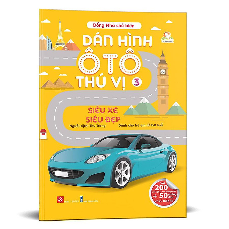 Dán Hình Ô Tô Thú Vị 3 – Siêu Xe Siêu Đẹp