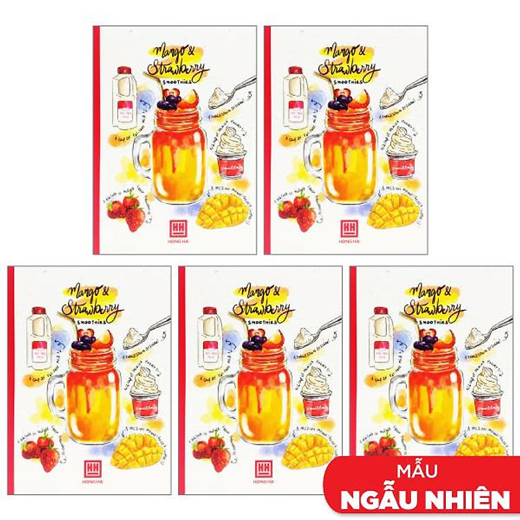 Vở Cocktail – Kẻ Ngang 80 Trang (5 quyển)