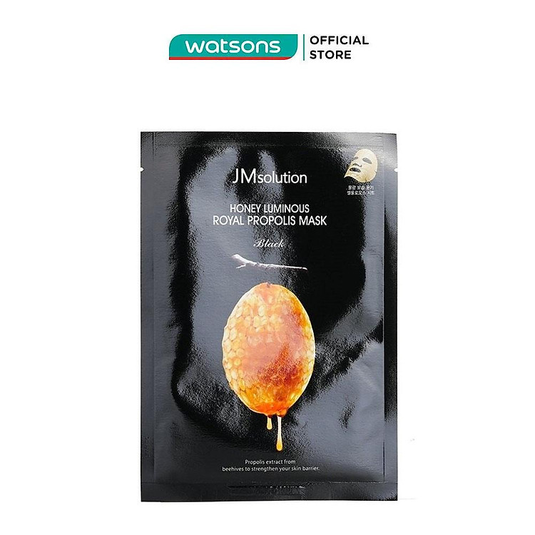 Mặt Nạ JMsolution Dưỡng Ẩm Honey Luminous Royal Propolis Mask Black 30ml