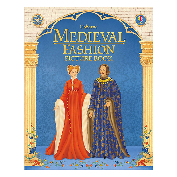 Sách Usborne Medieval Fashion Picture Book
