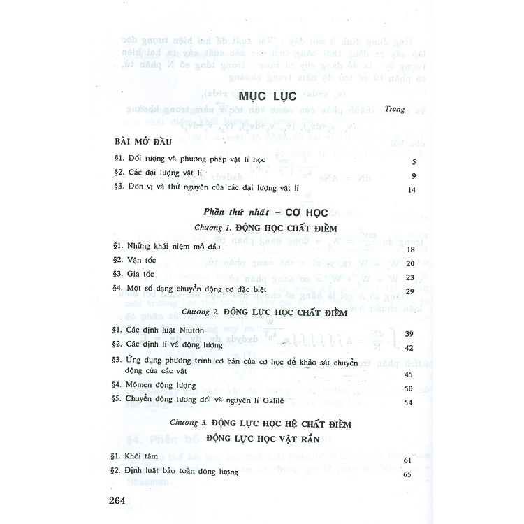 Vật Lí Đại Cương - Tập Một: Cơ-Nhiệt (Tái bản lần thứ 26 năm 2023) - Ảnh 5
