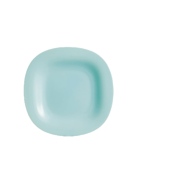 Đĩa (dĩa) thủy tinh Luminarc Carine xanh ngọc 19cm, dùng lò vi sóng, máy rửa bát, sản xuất Pháp - P4246