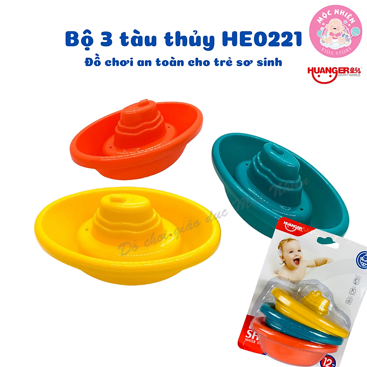 Mua Đồ Chơi Nhà Tắm HUANGER – Bộ Tàu Thủy Chính hãng Tiết kiệm